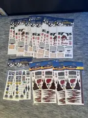 Assorted Lot of 20 Packs Pinewood Derby Car Sticker Decals NIP Boy Scouts