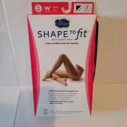 New Doctor Comfort Shape To Fit Compression Wear Hosiery Black 15 20 mmhg
