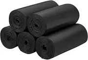 Biodegradable Trash bags 80PCS, Aievrgad 8Gallon/30L middle Garbage bags/For kitchen Bin. Bin Liner/Trash/rubbish Bags, 100% Recycled,Tough, degradable, Compost Bags for Food/household-black