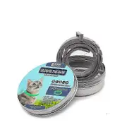 Anti-Flea and Tick Collar for Dogs and Cats - Adjustable 8-Month Protection with Glow Feature, Waterproof Pet Collar cat 38cm
