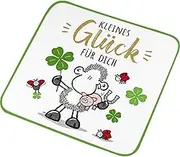 Sheepworld Magic Towel Small Happiness | Small Hand Towel, Guest Towel, Pressed Shape, 30 cm x 30 cm, Cotton, Gift, Funny Surprise | 74427