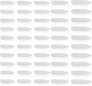 [JEYORZY] Set of 50 collar stays, collar stays for men, shirts, transparent collar stays, shirt collar reinforcer for men's shirts, so that the shirt collar fits perfectly all day