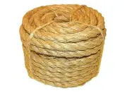 Hemp Rope 50mm Fibre Sisal Jute - Fence Walkway Playground Tug-of-War Bridge