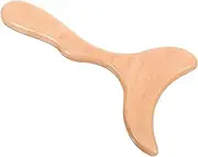 minkissy Wooden Body Massager Tool Ergonomic Scraping Plate for Shoulder Neck and Back Massage Beech Design for Relaxation and Muscle Relief Present for Massage Enthusiasts