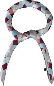 [Morgan and Taylor] April Scarf, Burgundy/White/Blue