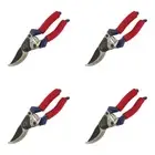 4PK Spear & Jackson Bypass Secateurs Medium Duty Garden Cutting Tool Sponge Grip