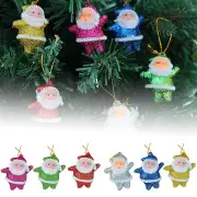 Christmas Ornaments Santa Ornaments Christmas Decoration 6 Pieces/pack