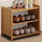Shoe Storage Bench Shoe Rack Organizer for Entryway Organization Assembly 2-tier