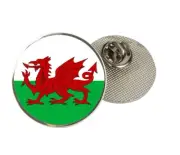 Welsh Flag Badge Pin Brooch Souvenir Wales souvenir Commemorative