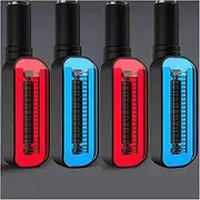 Turn Signal Indicator Motorcycle LED Turn Signals Built LED Relay Motorcycle Flasher Stop Signals M10 Universal Turn Signals Motorcycle (Size : 2RED 2BLUE)