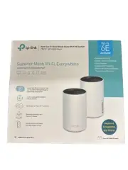 TP-Link Deco WE10800(2-pack) Wi-Fi 6E Whole Home Mesh Routers, 6 Ghz Band,