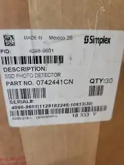 SIMPLEX 4098-9601 SMOKE DETECTOR HEAD (1) - NIB. Listing Is For (1) DETECTOR