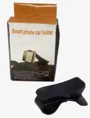 Smart Cell Phone Car Holder Dashboard Horizontal Clip Mount Black Vehicle