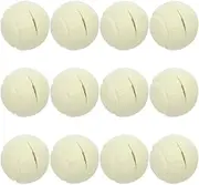 sourcing map 12 Pcs Precut Walkers Tennis Balls, Universal Precut Glide Ball Walkers Accessories Glides for Furniture Legs and Floor Protection, Dark White