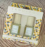 New Sand Fog Set of 2 Pistachio Dream White Vanilla Perfume Oil Rollerball 30 ml