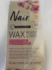 Nair Wax Ready Strips 6 boxes! 40ct Per Box. Hair Remover. Free Ship!