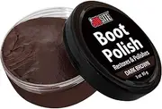 [JOB SITE] Premium Leather Boot & Shoe Polish Cream - Restores, Conditions & Polishes - 3 oz