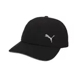PUMA 慢跑系列棒球帽-帽子 防曬 遮陽 鴨舌帽 反光 02314801 黑銀