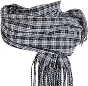 [DuBom] 3 Light Winter New Year Christmas Knitted Shawl Scarf Christmas Ornaments Scarf Joint