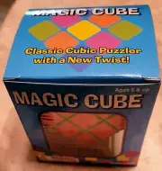 VINTAGE MAGIC CUBE~CLASSIC CUBE WITH NEW TWISTS~NEW & SEALED~BY TOYSMITH 2005