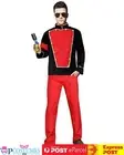 Pop Prince Deluxe Michael Jackson 80s Celebrity Halloween Mens Costume