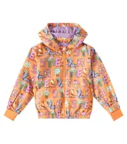 [Stella McCartney Kids] Stella McCartney Kids Printed jacket Y 3 orange