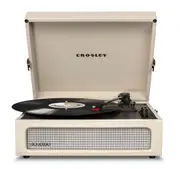 CROSLEY Crosley Voyager Dune - Bluetooth Portable Turntable & Record Storage Crate Copy
