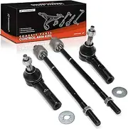 A-Premium Set of 4, Front Inner Outer Tie Rod End Kit, Compatible with Dodge Durango 2000-2003, Dakota 2000-2004, RWD