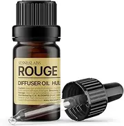 Rouge Diffuser Oil, Niche Scent, Ambroxide Molecule-Based Formula, Saffron, Jasmine, Cedarwood Essential Oils Blend for Ultrasonic Diffuser Scent Projects(.33 oz/10 ml)