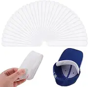 [ZhouBoat] 60 Pcs Hat Sweat Liners for Baseball Golf Caps,Absorbent Sweat Pad Protector Disposable Hard Hat Insert Sweatband Accessories for Men Women