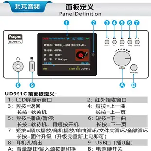 DTS杜比全景聲解碼器5.1音頻解碼器DSD無損U盤數播HDMI無損藍牙