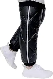 [Xinhuju] Warm Leg Sleeves - Motorcycle Leg Warmers Knee Pads, Windproof Knee Pads Protectors | Zipper Thermal Leg Warmers, Universel Knee Protectors for Motorcycling, Snowboarding, Camping, Winter Sports