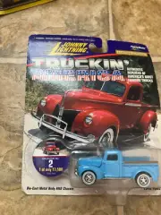 johnny lightning truckin' america 1940 ford teal