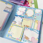 三麗鷗 DIY 組合貼紙書 CINNAMOROLL 便利貼 HELLO KITTY 便簽本 KUROMI 記事本文具