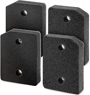Pyroclasia Set of 4 Dryer Filters for Miele T1 9164761 Series Original Base Filter for Heat Pump Dryers 207 x 157 x 30 mm Sponge Filter Dryer Replacement Parts Foam Filter Sponge Fine/Coarse