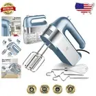 Turbo Boost Electric Hand Mixer - 5 Speed Settings with Scale Cup & Accessories