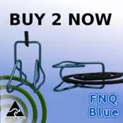Blue Crochead Mosquito / mozzie Coil holder x 2 - Drop Bear Storage Aussie Made