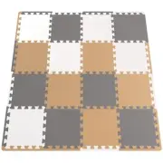 Soft Foam Baby Play Mats Tiles with Borders, 32 pcs Set - Playmat Multi Use, ...