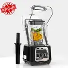 2200W Commercial Smoothie Blender with Soundproof Shield, Self-Cleaning 1500ml