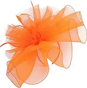 [COLLBATH] Cocktail Tea Party Fascinator Veil Headband for Women Elegant Bridal Headwear with Mesh Veil for Weddings Birthdays and Special Occasions