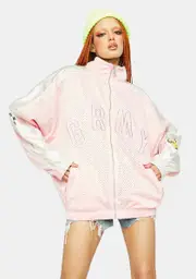 [GRIMEY] Jungle Punch Mesh Track Jacket