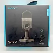 Simorr Wave U1 USB Condenser Microphone - Professional Recording Quality - New