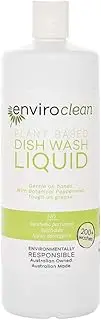 Enviroclean Plant Based Dishwash Liquid 1 litre, Peppermint 1 liters