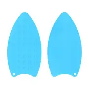 2pcs Silicone Iron Rest Pad Hot Resistant Mat Iron Rest Plate Blue