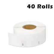 40ROLLS Square Thermal Paper 750 Labels 1" x 1" for Dymo 30332 LabelWriter SE450