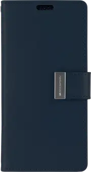 Goospery Rich Diary Case for Galaxy S21 Ultra - navy