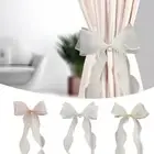 Translucent Bow Curtain Tieback with Pearl Curtain Tying Tool Home Decor