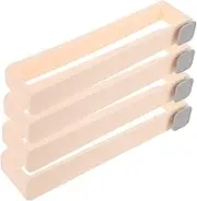 PRETYZOOM 4Pcs Wall Mount Slipper Rack Non Punching Towel Shelf Space Saving Shoe Organizer for Bathroom Easy Installation Smooth Surfaces Stylish Home Storage