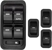 AUSWAY Master+3 Single Window Switch for Ford Territory SX SY SZ 2004-2014 White Illuminated 9R7914A132AA, WS133BL 13Pin