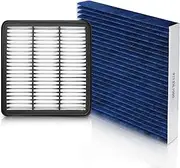 Cabin Air Filter and Engine Air Filter Fit for Hyundai Elantra 2021-2025 L4 1.6L, Elantra 2021-2025 L4 2.0L, Elantra N 2022-2025 L4 2.0L Activated Carbon Cabin Filter Replacement 97133L1000